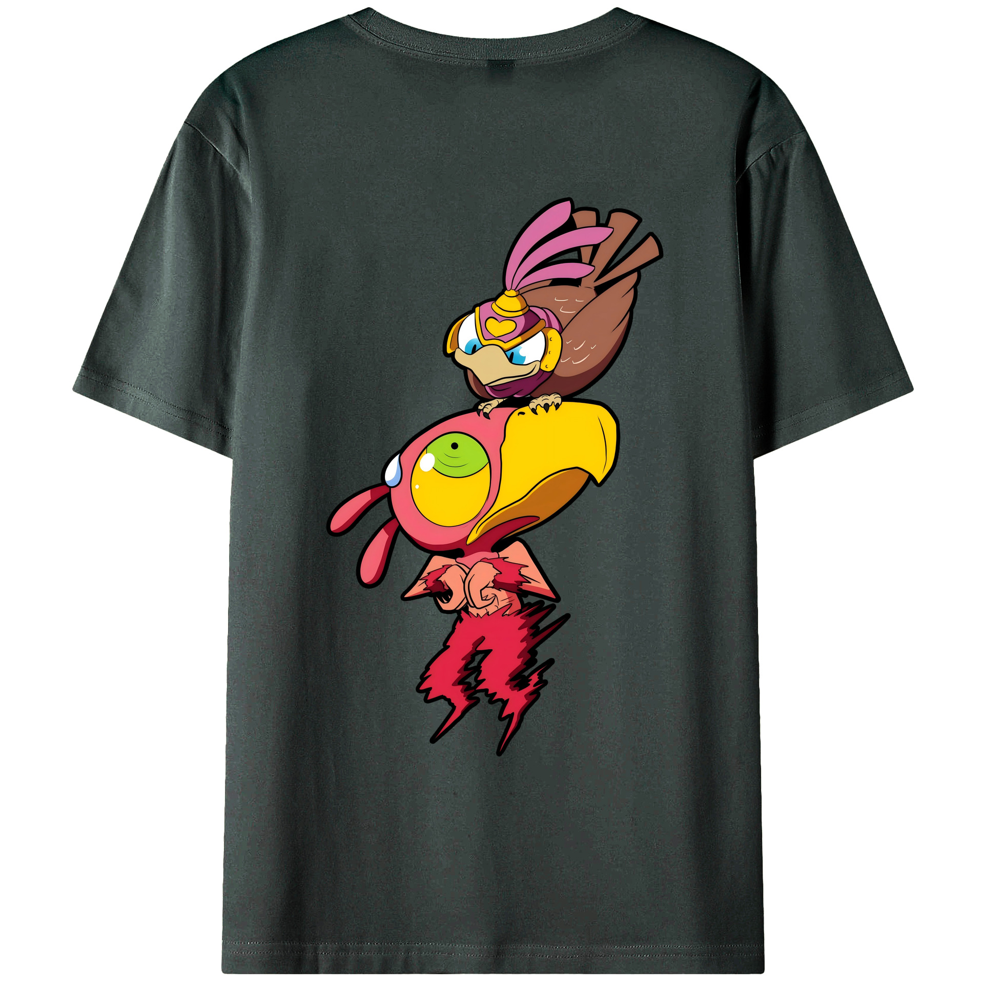 （画像用） ジョジョの奇妙な冒険 JoJo's Bizarre Adventure 綿100％ メンズ半袖Tシャツ（バックプリント） 通気性